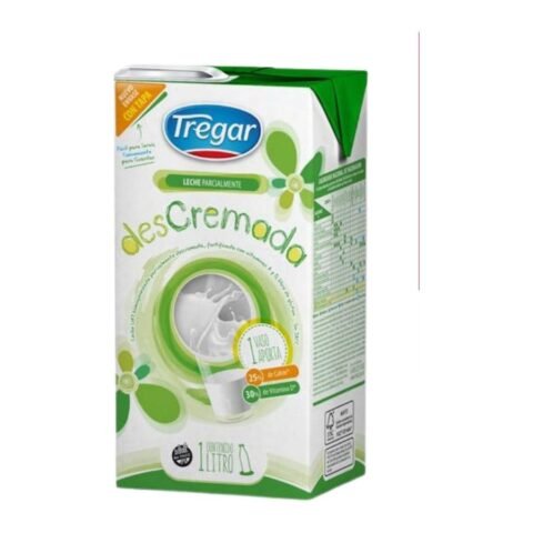 Tregar Leche Descremada X 1L