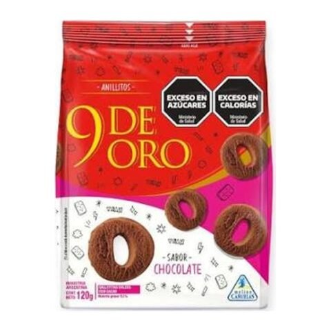 9 De Oro Anillitos Choco X 120G