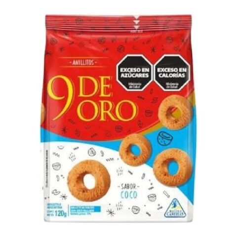 9 De Oro Anillitos Coco X 120G