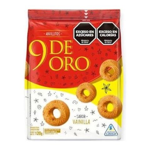 9 De Oro Anillitos Vainilla X 120G