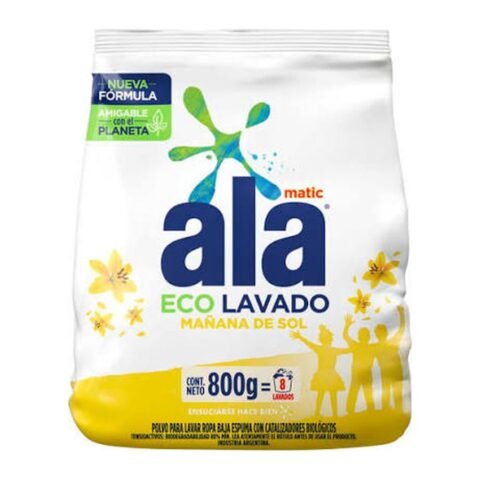 Ala Jabon En Polvo Matic Mañana De Sol X 800G