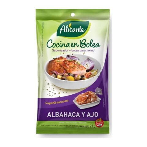 Alicante Bolsa Horno Albahaca Y Ajo X 21G