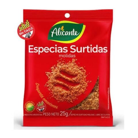 Alicante Especias Surtidas X 25G