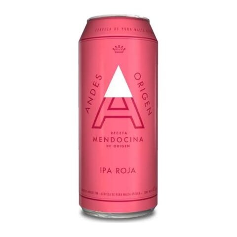 Andes Cerveza Ipa Roja Lata X 473Cc