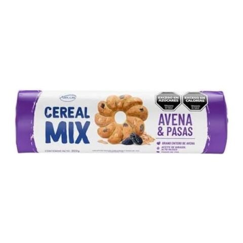 Arcor Cereal Mix Galletitas Avena Y Pasas X 207G