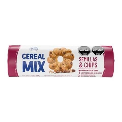 Arcor Cereal Mix Galletitas Semillas Y Chips X 207G