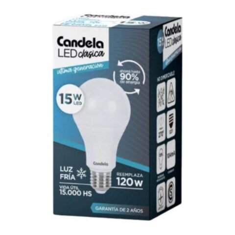 Candela Luz Led X 15W