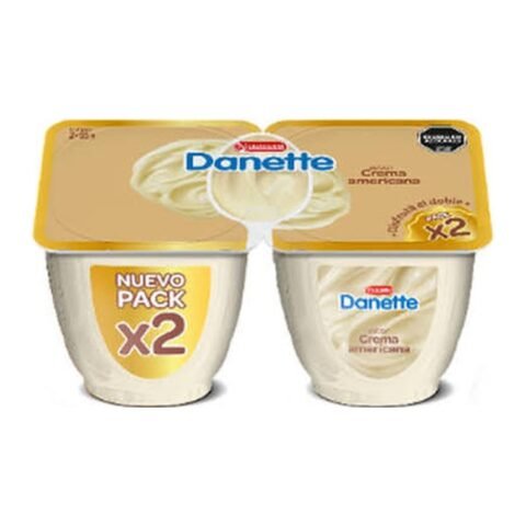 Danette Postre Crema Americana 2 X 95G