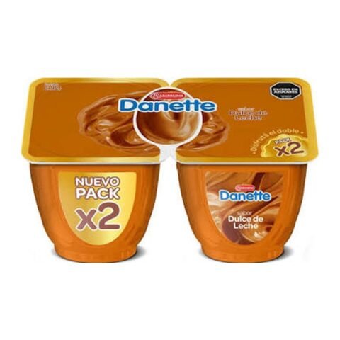Danette Postre Dulce De Leche 2 X 95G