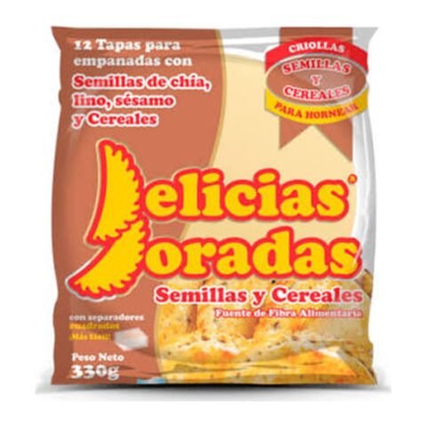 Delicias Doradas Tapas Empanadas Semillas X 330G