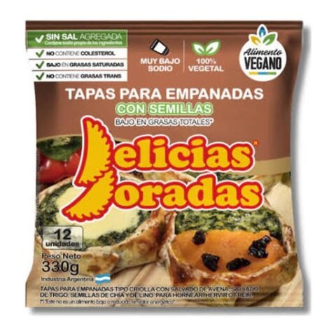Delicias Doradas Tapas Pascualina Veggie Con Semillas X 330G